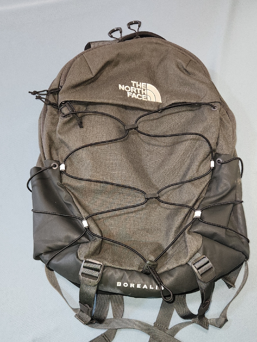 The North Face Borealis Backpack in Charcoal Gray